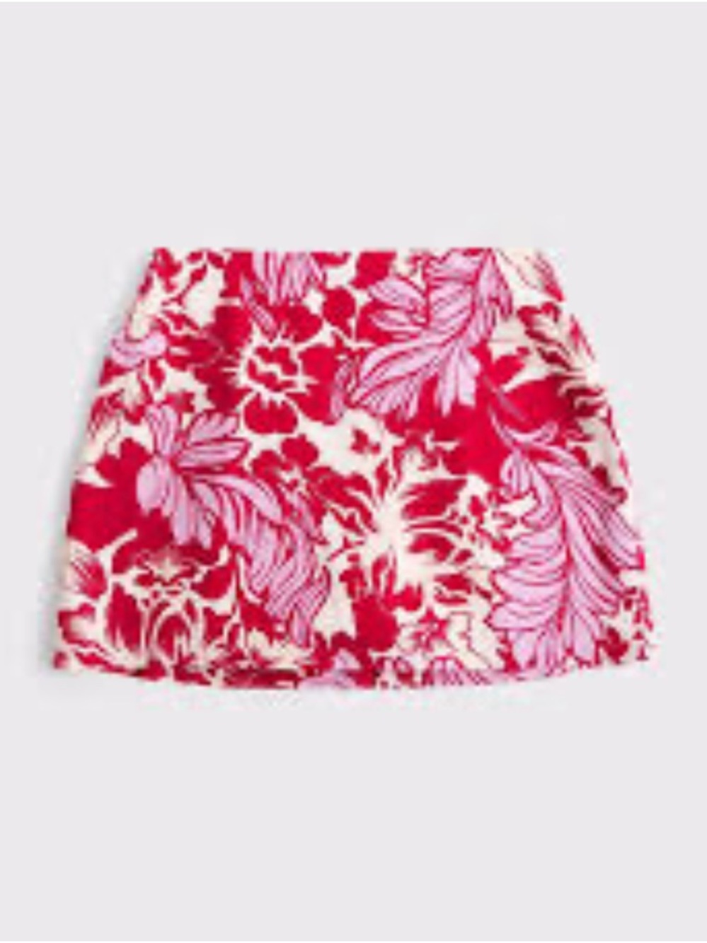 Abercrombie & Fitch Pink Floral Mini Skirt